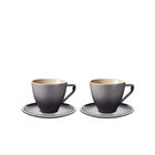 Tasses à cappuccino minimalistes (ensemble de deux)